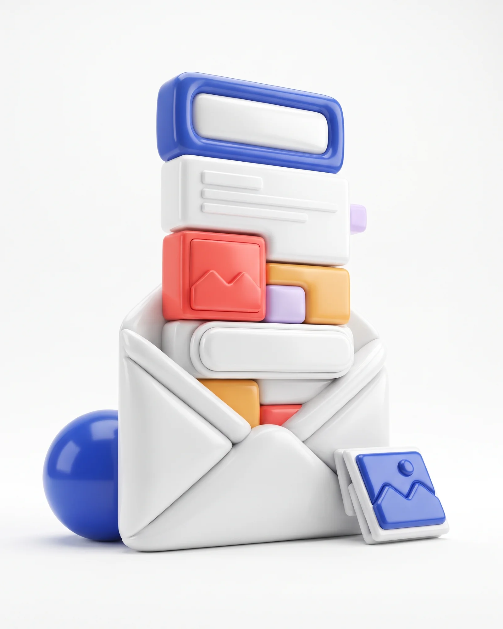Email template design workspace