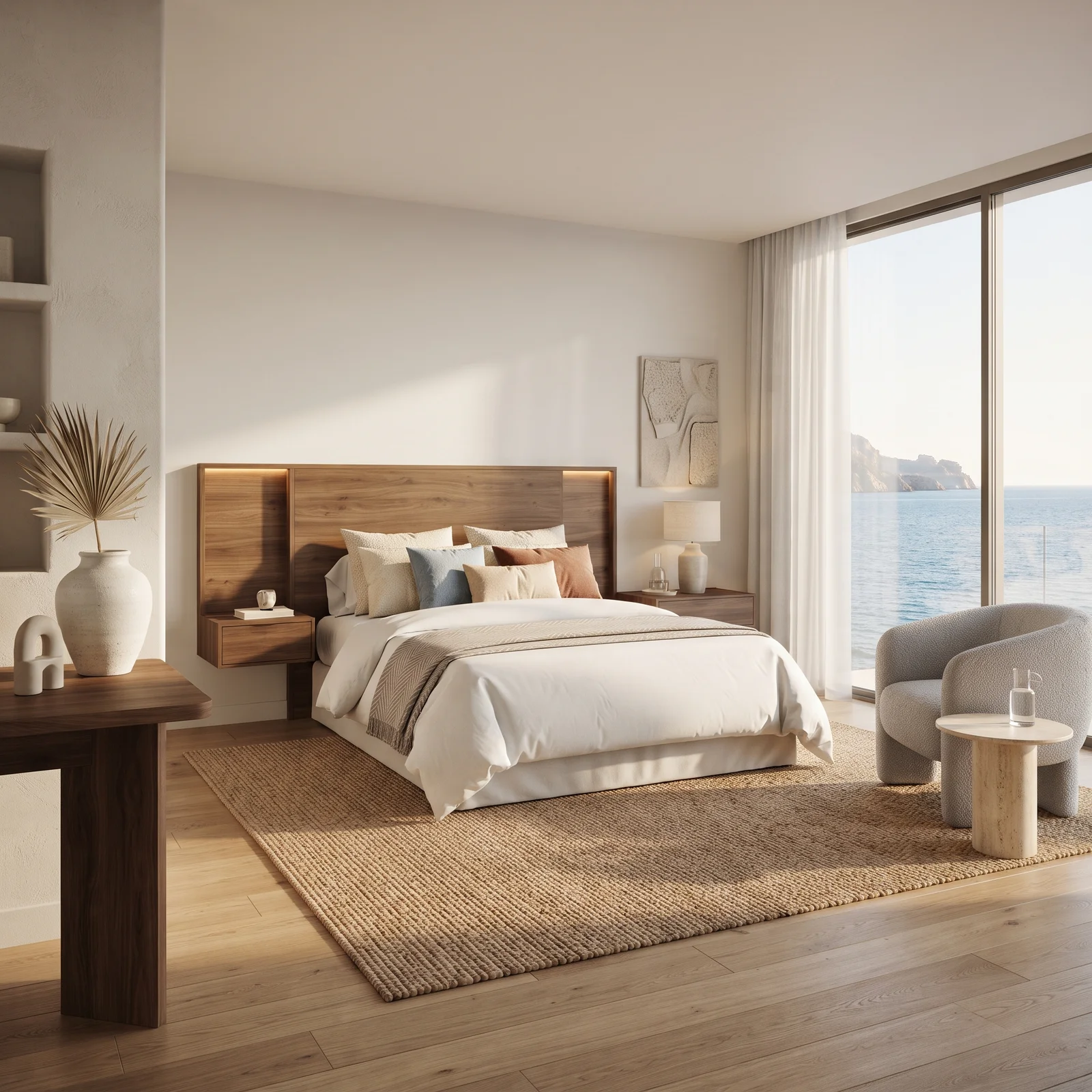 Deluxe sea view hotel room
