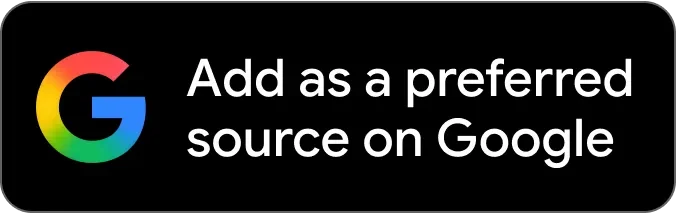 Google Preferred Sources бутон за добавяне на сайт като предпочитан източник